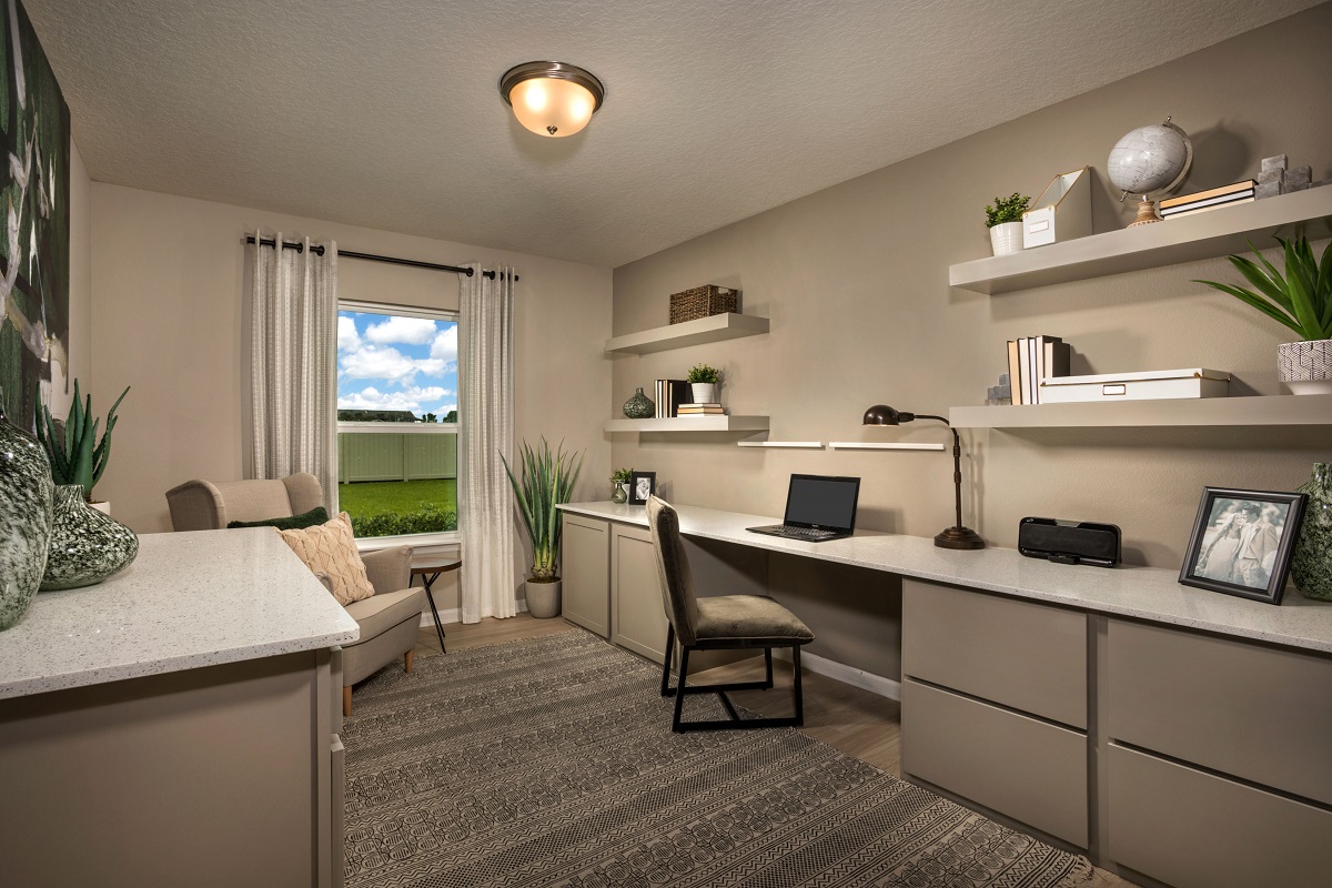 KB model home office in Palm Coast, FL