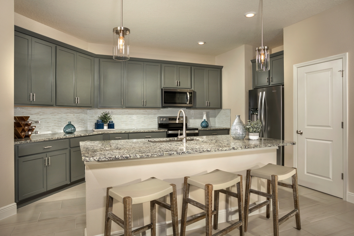 KB model home kitchen in Sarasota, FL