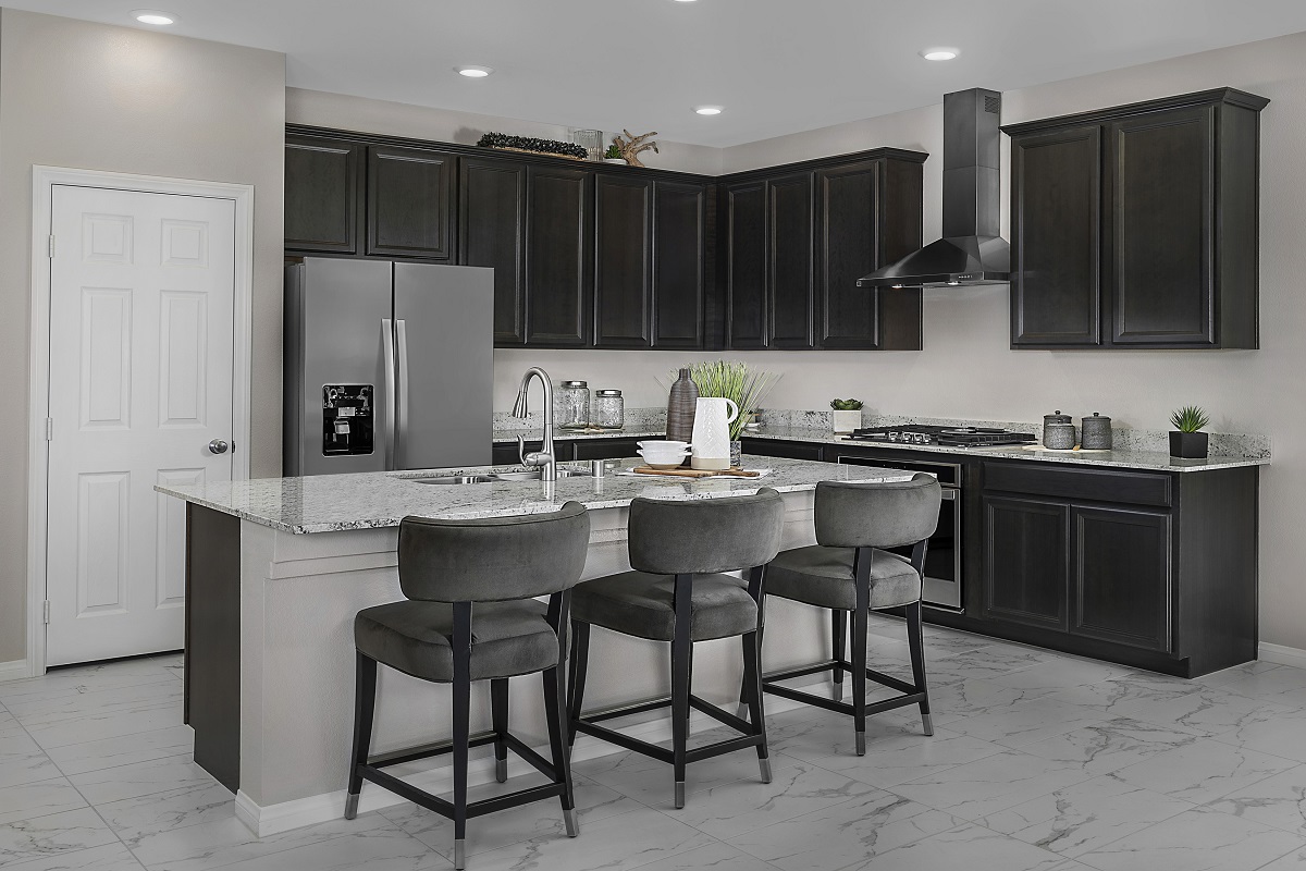 KB model home kitchen in Henderson, NV