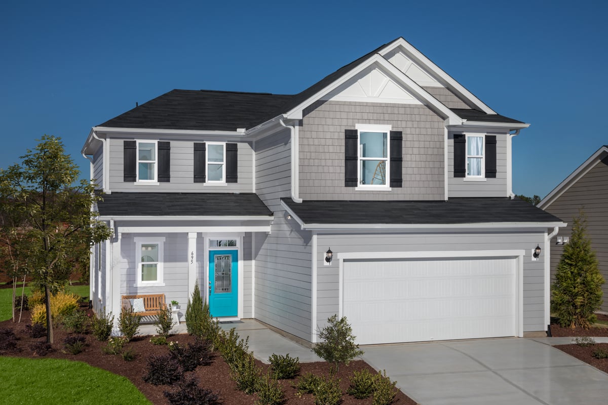 KB model home in Youngsville, NC