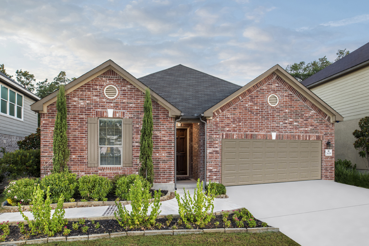 KB model home in Boerne, TX