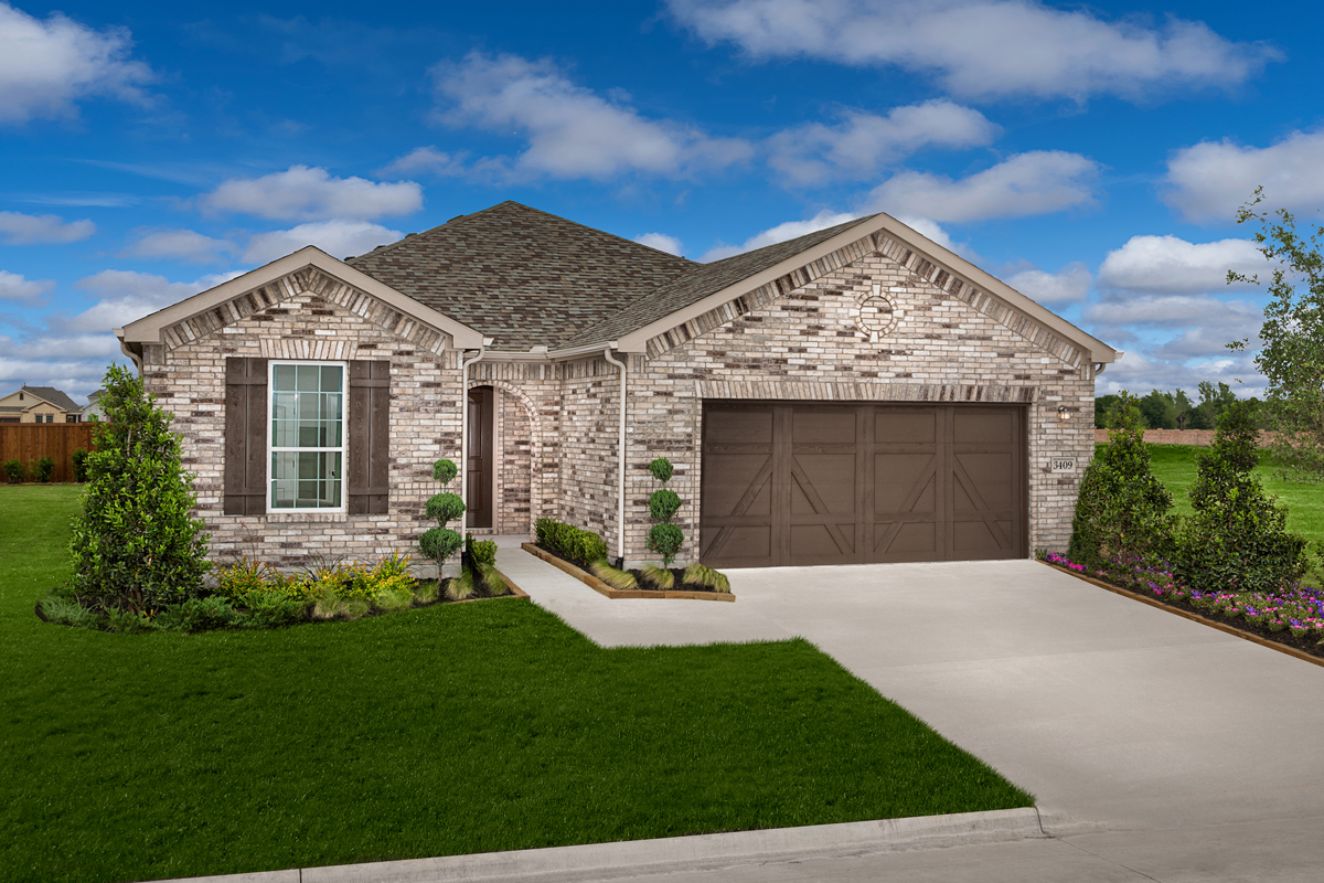 KB model home in Celina, TX
