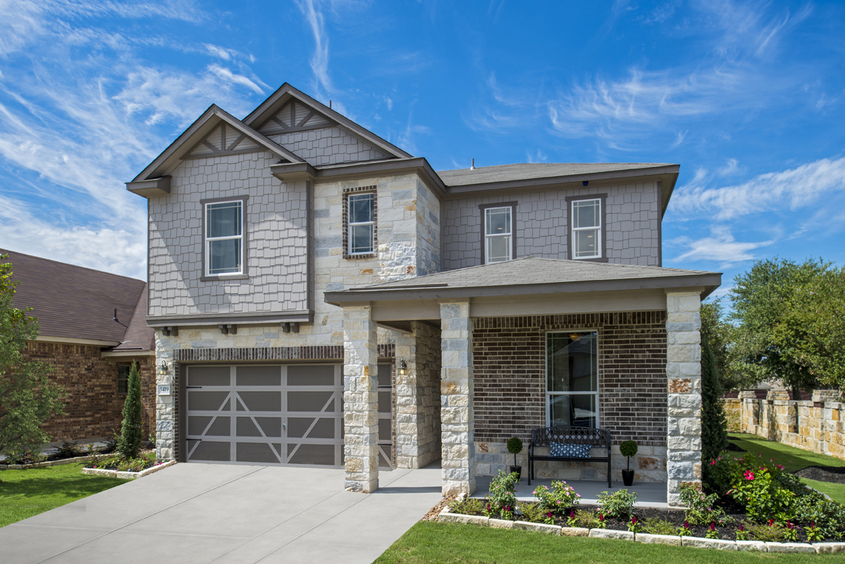 KB model home in Converse, TX