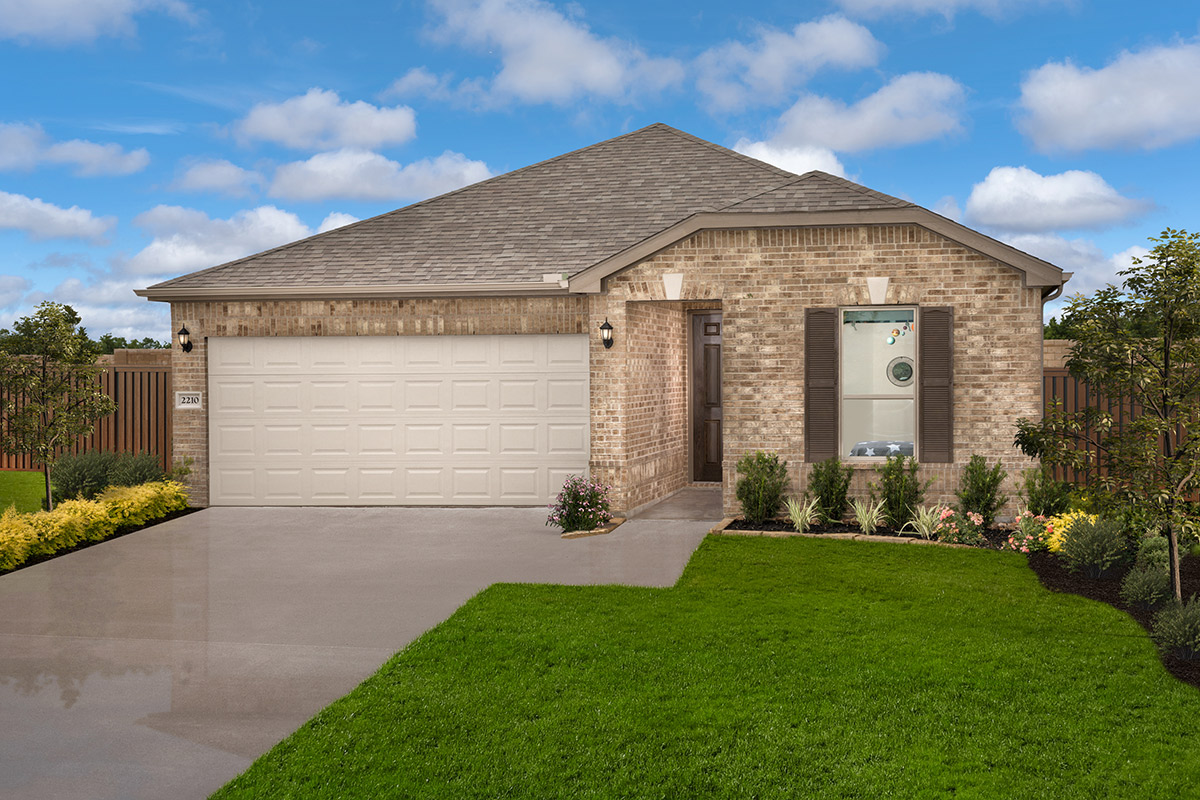 KB model home in Iowa Colony, TX