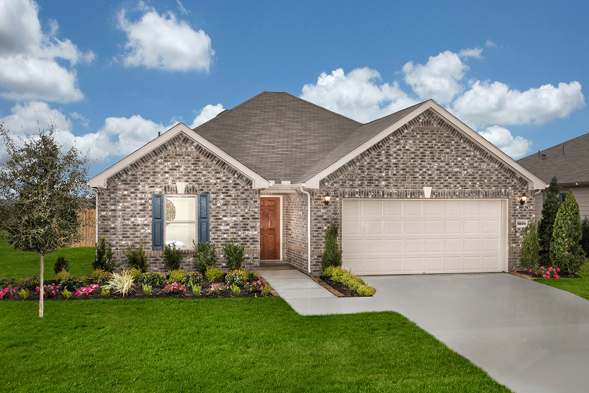 KB model home in La Marque, TX