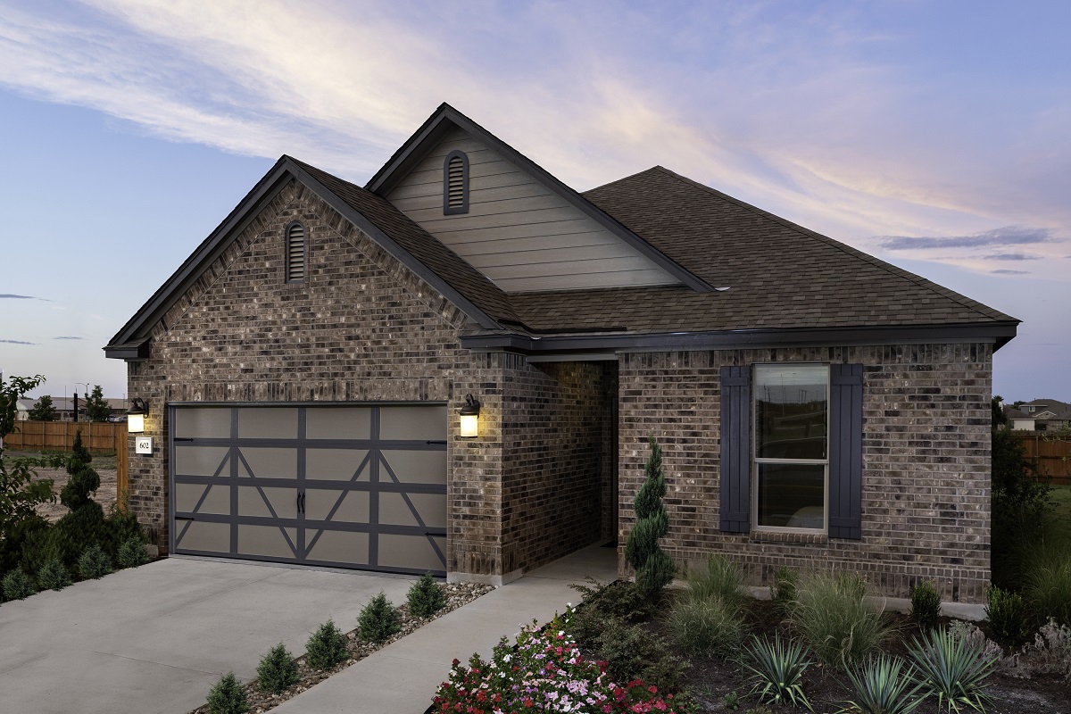 KB model home in Lockhart, TX