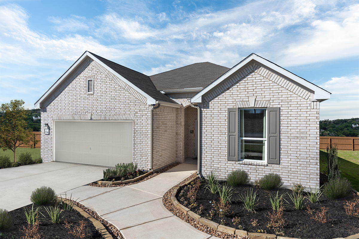 KB model home in Cibolo, TX