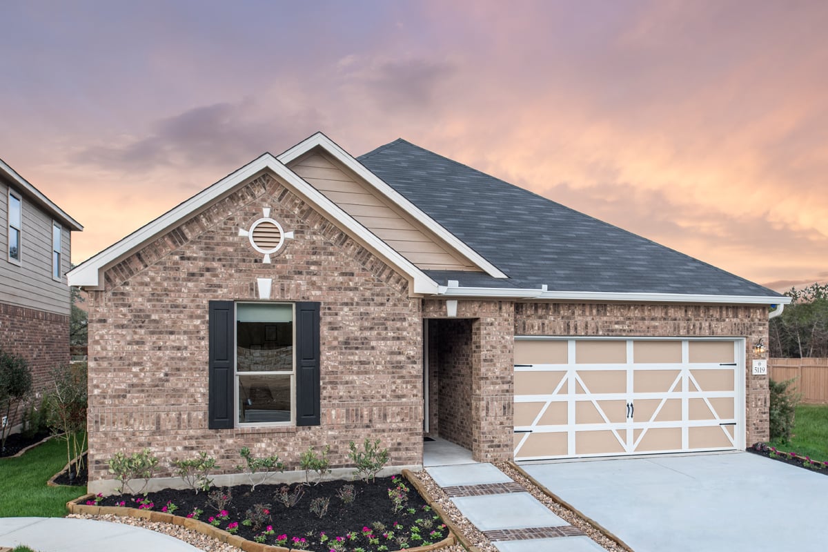 KB model home in San Antonio, TX