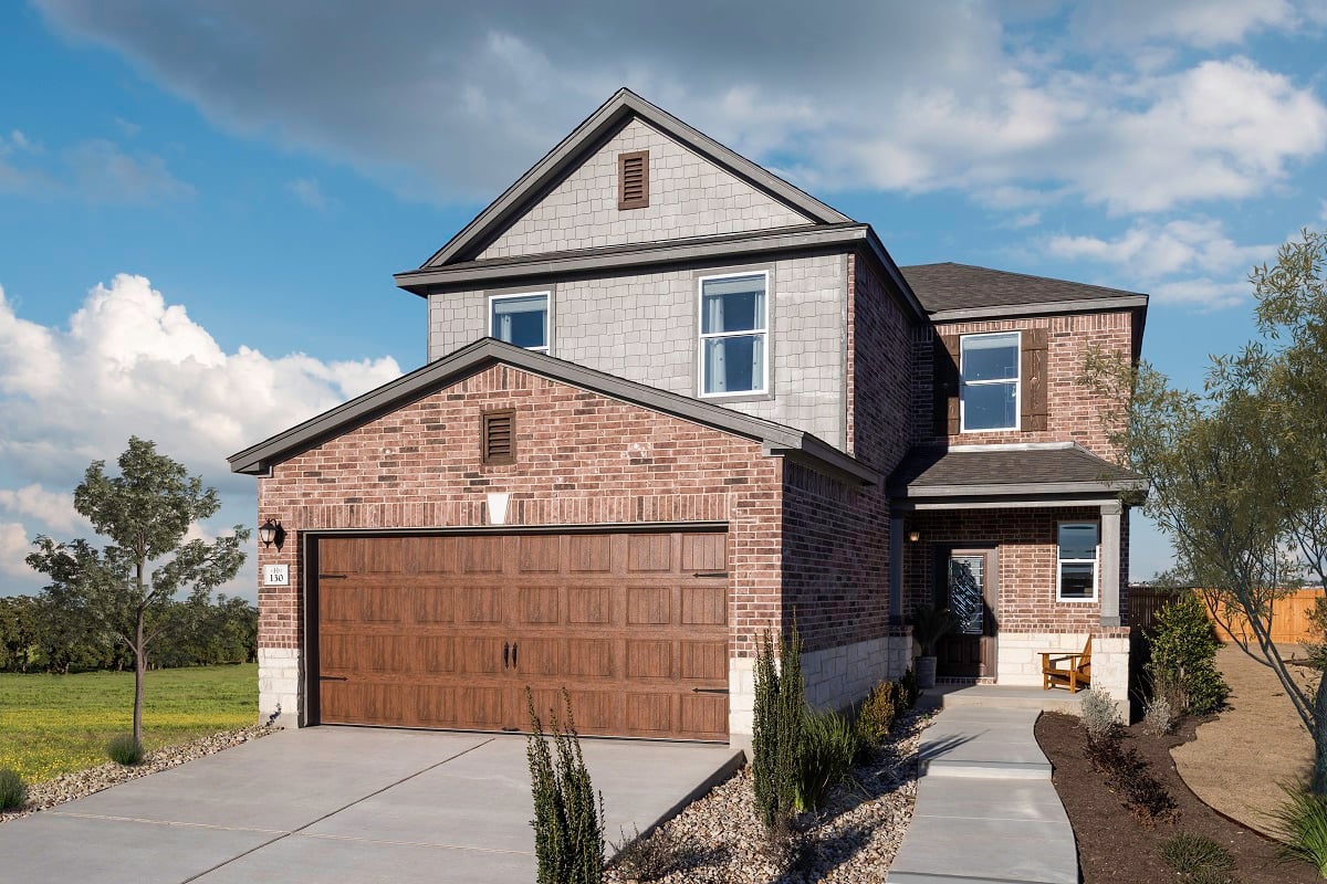 KB model home in Uhland, TX