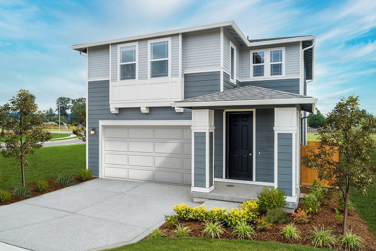 KB model home in Puyallup, WA